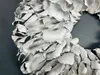 Shabby Blütenkranz weiß Tür Kranz Wandkranz 40 cm Produktbild-Vorschau 3