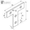 SCHMIDT systemprofile Verbinderplatte T 110x85x36mm Nut 8 Produktbild-Vorschau 2