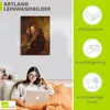 ARTland Leinwandbild Mönch bei der Weinprobe. Größe: 30x40 Produktbild-Vorschau 3