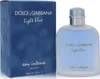 A bottle of Dolce & Gabbana Light Blue Eau Intense Pour Homme perfume and its packaging are displayed against a white background. Produktbild-Vorschau