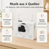 Tekoo Tragbarer CD-Player mit Bluetooth, Akku & FM-Radio Produktbild-Vorschau 4