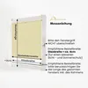 Diagram showing how to measure for a window blind. Produktbild-Vorschau