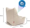 Ecopuf - Sitzsack Bean Bag Outdoor, 80 x 77 x 70 cm - Dubai Produktbild-Vorschau 3