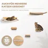 Klimwand voor katten - 5-delig - 2 hangmatten en 3 trappen Productafbeelding-voorbeeld 3