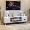 TV skrinka na televízor, biela komoda 140 cm Náhľad obrázku produktu 5