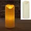Cepewa LED Kerze outdoor creme-weiß 6/18h Timer 13x30cm Produktbild-Vorschau 2