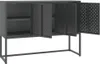 vidaXL Príborník antracit 105x35x75 cm Oceľ Náhľad obrázku produktu 4