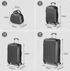 Set de valises ALIGHTUP 4 pièces avec valise cosmétique, Voir les images du produit 2