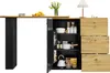 Table de bar extensible 138-204 x 39 x 104 cm – pivotante à Voir les images du produit 6
