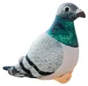 Mascotte en peluche pigeon à crête grise 20 cm Voir les images du produit 2