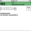 Reyher  Senkschrauben DIN 965 4.8 M 3x6 -Z galv. vz (2000 Produktbild-Vorschau 1