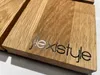 Product image Wanduhr modern Harmony Holz Eiche quadratisch Produktbild-Vorschau 2