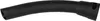 A black vacuum cleaner hose attachment. Produktbild-Vorschau