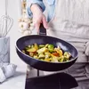 GreenPan Essence, Kulatý, Wok / Stir-fry pánev, Černá, Náhled obrázku produktu 3