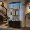 INONEFT, witryna szklana, stojąca, z oświetleniem LED, Podgląd zdjęcia produktu 10