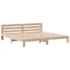 vidaXL Postel z masivu bez matrace 200x200 cm borovice Náhled obrázku produktu 3