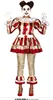 Clown Halloween Kostüm Für Erwachsene Horror Clown Produktbild-Vorschau 1