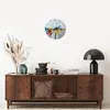 Wanduhr - Rund - Glasuhr - Abstraktion modern - 30x30cm - Produktbild-Vorschau 7