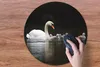 MuchoWow® Mauspad Mousepad Vögel - Schwan - Küken 50x50 cm Produktbild-Vorschau 3