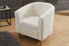 riess-ambiente Lounge Sessel HEMINGWAY beige Bouclé Tweed Produktbild-Vorschau 2