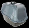 Kerbl Emma Eco Blau Schwarz Plastik Katze Fischgrätenmuster Produktbild-Vorschau 6