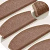 vidaXL Podložky na schůdky 15 ks 65x24x4 cm hnědé Náhled obrázku produktu 2