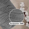 Makramee Garn 3mm x 300m – 100% natürliche Baumwolle, Produktbild-Vorschau 4