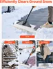 SucceBuy Schneeschaufel, 610x1250mm Schneeräumer mit Produktbild-Vorschau 6