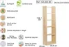 Étagère en bois massif "Gala" Étagère ouverte à 6 niveaux - Voir les images du produit 3