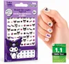 Kuromi Nagelsticker Set – 72 Sticker + 24 Steinchen – Produktbild-Vorschau 1