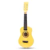 Guitare jouet New Classic Toys - jaune - instrument en bois Voir les images du produit 3