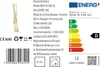 Bohemia - Lampada da parete in cristallo LED 50 cm oro Anteprima dell’immagine prodotto 1