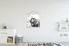 MuchoWow® Textilposter Schottisches Hochlandrind - Blumen - Produktbild-Vorschau 2