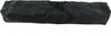 A black fabric bag, likely for storage or transport, lying horizontally on a white background. Voir les images du produit