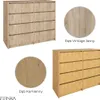 BDW, cassettiera, credenza soggiorno, 120x100cm, cashmere Anteprima dell’immagine prodotto 7