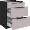 Küchen Unterschrank 60 cm Küche ARONA Kaschmir beige matt + Produktbild-Vorschau 2