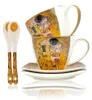 HOME ELEMENTS Tazza e piattino in porcellana 2 x 250 ml, Anteprima dell’immagine prodotto 3