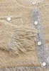 Cardigan pour femme AODA - beige, taille M Voir les images du produit 3