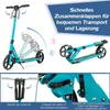 GOPLUS Klappbarer Roller, Cityroller mit Stoßdämpfersystem, Produktbild-Vorschau 3
