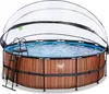 EXIT Wood Rahmenpool ø450, Aufstellpool, mit Produktbild-Vorschau 2
