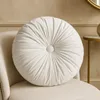 Biała Welurowa Poduszka 40X40 Dekoracyjna Miękka Elegancka Podgląd zdjęcia produktu 5