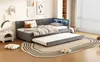 Tagesbett 90x200 cm mit Ausziehbett 90x190, USB & Typ-C, Produktbild-Vorschau 18
