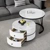 MODFU Couchtisch Wohnzimmertisch 2er Set für Wohnzimmer, Produktbild-Vorschau 2