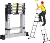 Izrielar Aluminium Teleskopleiter 2,3M Silber, Leiter Produktbild-Vorschau 1