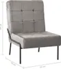 vidaXL Relaxstuhl 65x79x87 cm Hellgrau Samt Produktbild-Vorschau 6