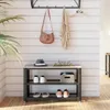 VASAGLE banc à chaussures, banc, 73 x 45 x 30 cm, greige Voir les images du produit 1
