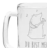 Mr. & Mrs. Panda Krug Bär Lied - Transparent - Geschenk, Produktbild-Vorschau 5