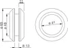 Coppia di coperture per porte scorrevoli KWS 5250 rotonde, Anteprima dell’immagine prodotto 3