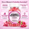Infografik zu PuraNatur Women’s Probiotika Gummies mit Produktabbildung und Hinweisen zu täglicher E Produktbild-Vorschau
