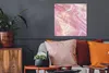 MuchoWow® Poster Marmor - Luxus - Glitzer - Rosa 50x50 cm - Produktbild-Vorschau 2